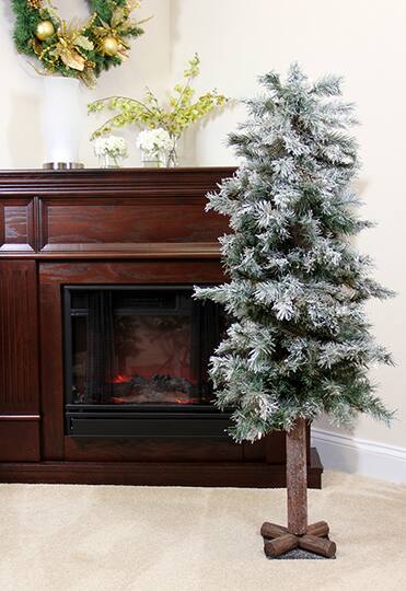 4 Ft. Frosted & Glittered Woodland Alpine Artificial Christmas Tree, Unlit ... Alpine Artificial Christmas Tree, Unlit. img. img img - 4 Ft. Frosted & Glittered Woodland Alpine Artificial Christmas Tree, Unlit